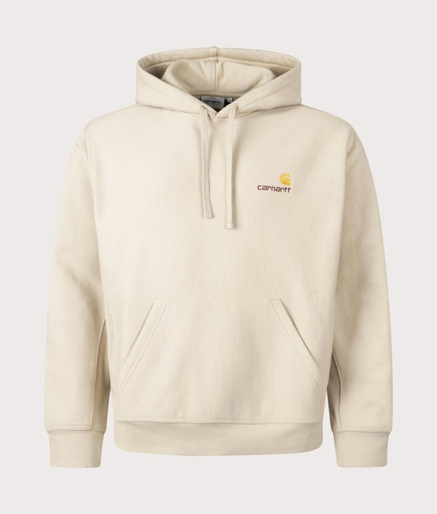 Carhartt WIP Mens Relaxed Fit American Script Hoodie